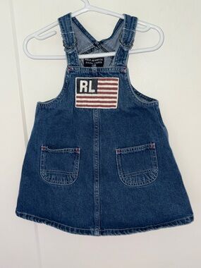 vintage Polo Ralph Lauren flag jumper infant 12-18 mo. EUC LN